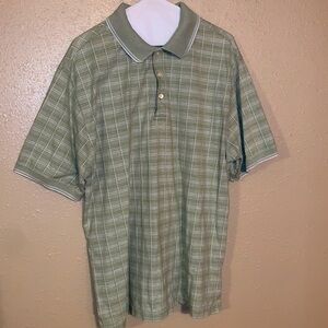 Light green and white Men’s dress shirt